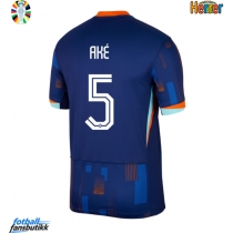 Nederland Nathan Ake #5 Bortedrakt EM 2024 Kortermet